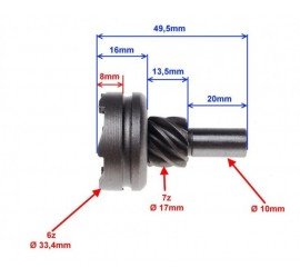 Užvedimo karūna 4t GY6